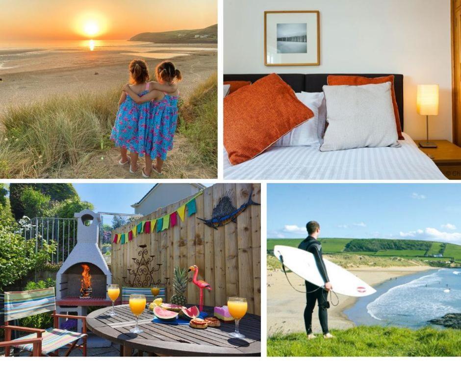 Croyde White House 4 Bedrooms Exterior foto